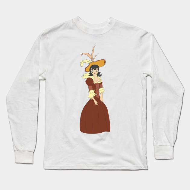 lady Long Sleeve T-Shirt by Alekvik